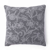 Creel Cotton Handloom Slun Embroidered Cushion Cover