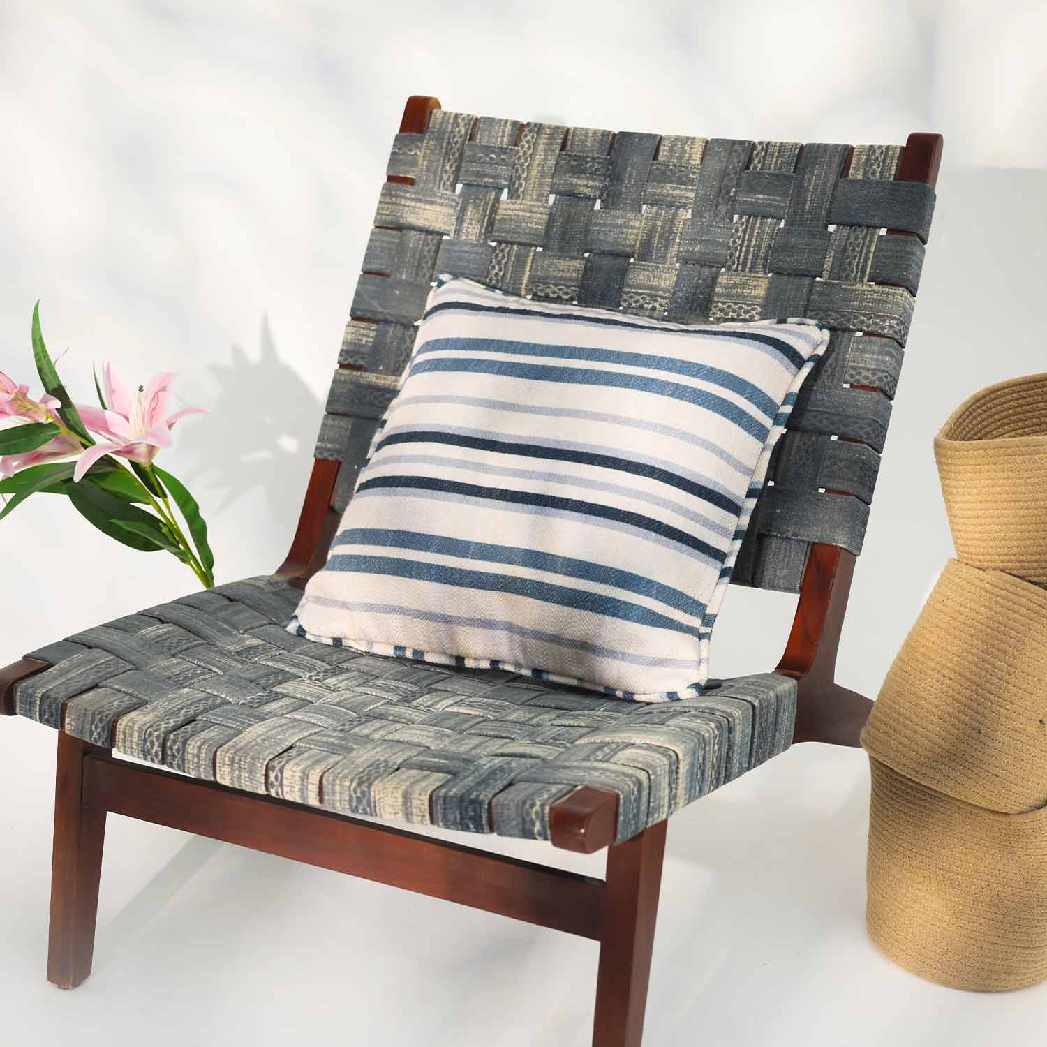 Vine Recycled Polyester Cushion  Cover