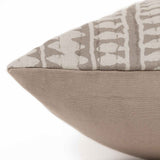 Cotton Dabu printed and quilted Ruva Lumber Cushion Cover