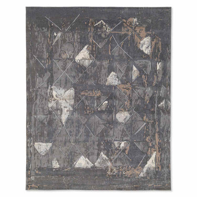 Winchester Cool Hand Knotted Woollen And Viscose Rug By Angeli Sowani