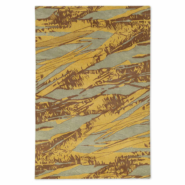 Flax Hand Tufted Wool And Viscose Rug