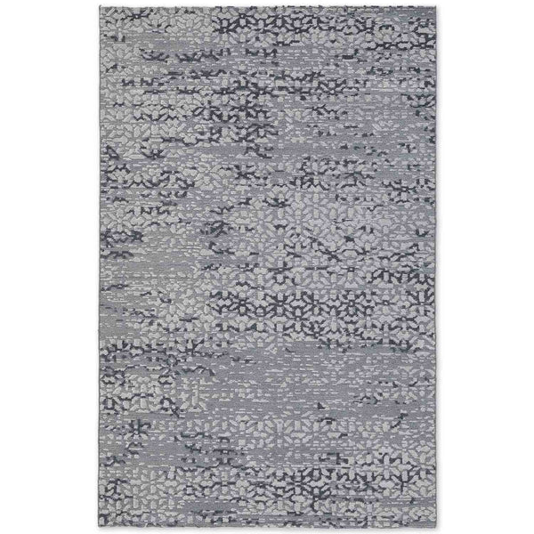 Brown-Whine Hand Knotted Woollen Rug