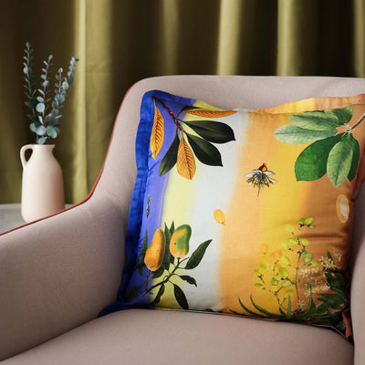 Solice Digital Printed Woollen And Silk Cushion By Mariella Ienna