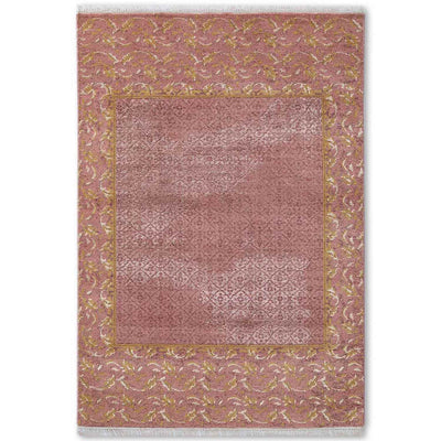 Khidmat Hand Knotted Woollen And Viscose Rug