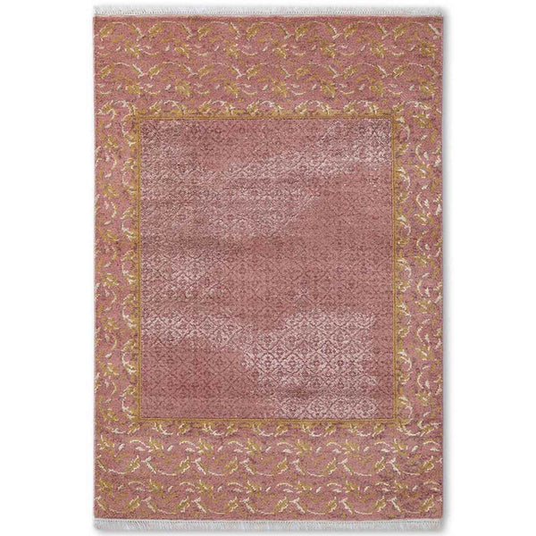 Khidmat Hand Knotted Woollen And Viscose Rug