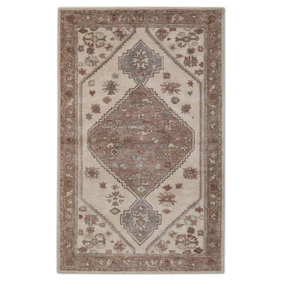 Zardozi Hand Tufted Woollen And Viscose Rug