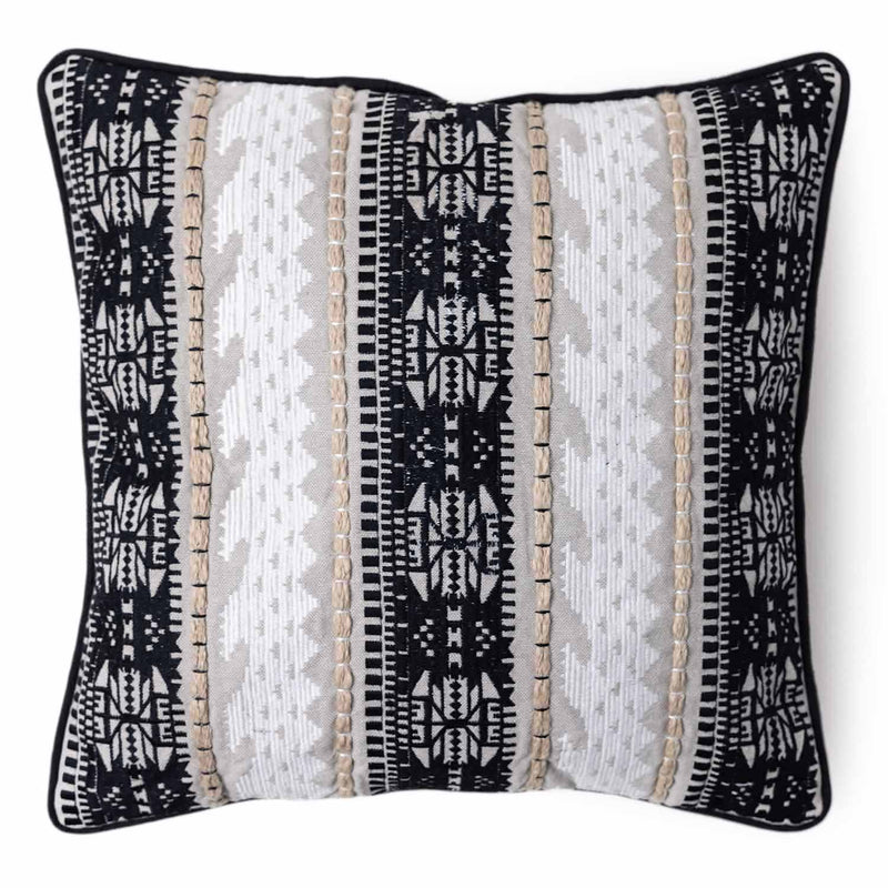 Amaroni Embroidered Resa Cotton Cushion Cover