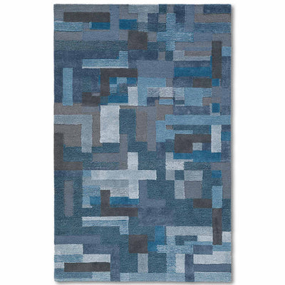 Zosar Hand Tufted Woollen And Viscose Rug