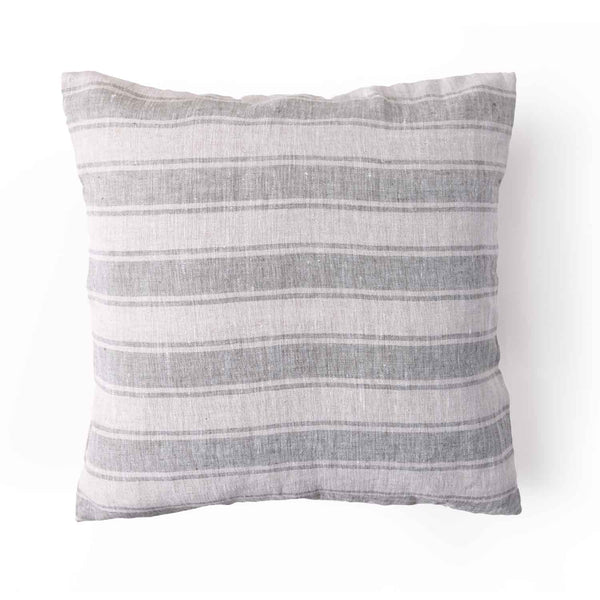 Groove Handloom Chambray Stripe Cushion Cover