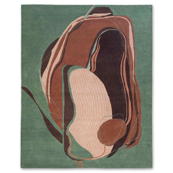 Skein Hand Tufted Woollen And Viscose Rug