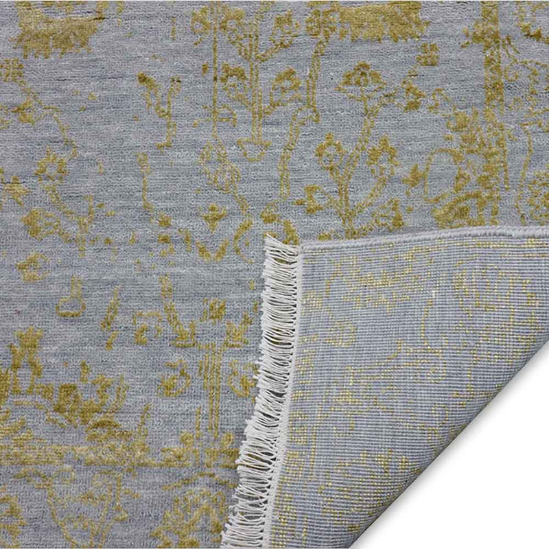 Mila Hand Knotted Woollen And Viscose Runner