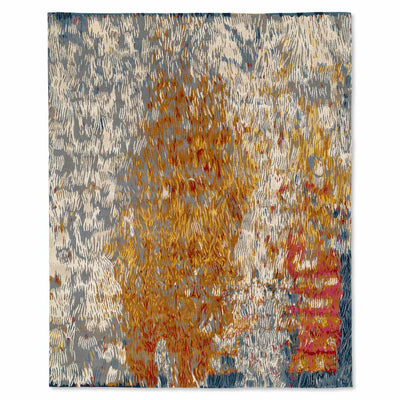 Alara Hand Knotted Woollen And Silk Rug By Angeli Sowani