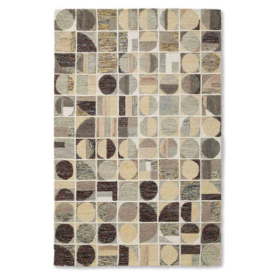 Sciotolli- Gold Hand Tufted Woollen Rug By Mariella Ienna