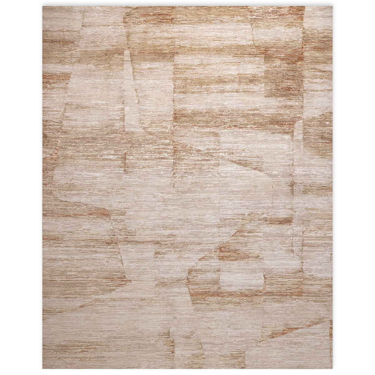 Fathom Hand Knotted Wool And Silk Rug By Luke Irwin