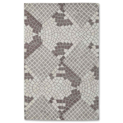 Mezzapica Handtufted Woollen And Viscose Rug By Mariella Ienna