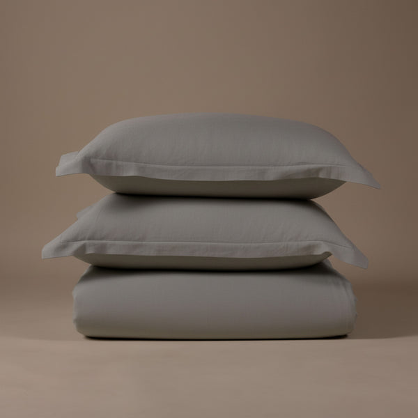 Sky Linen Duver Cover Set