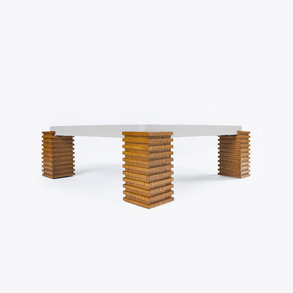 Madison Oak Coffee Table - White
