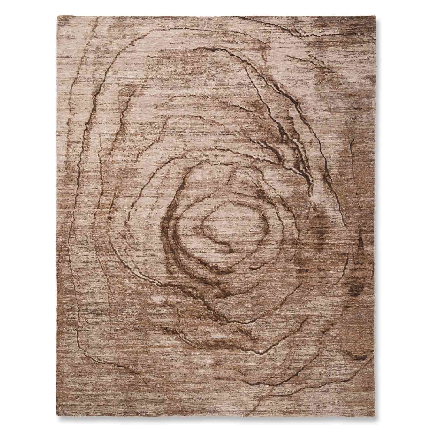 Nava Hand Knotted Woollen And Silk Rug