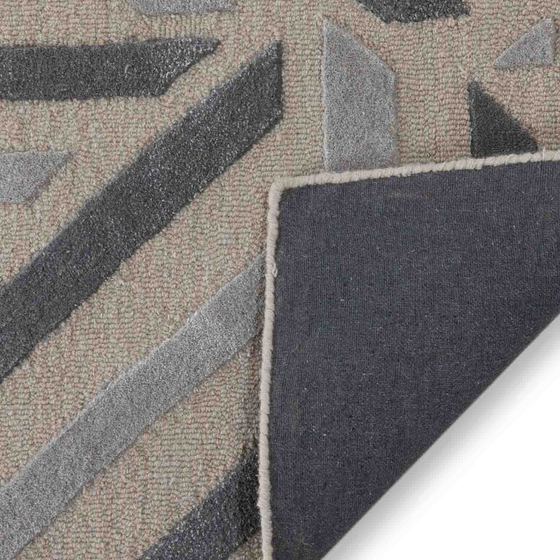 Braheem  Hand Tufted Woollen And Viscose Rug
