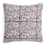 Retro Cotton Linen Block Printed Cushion Cover