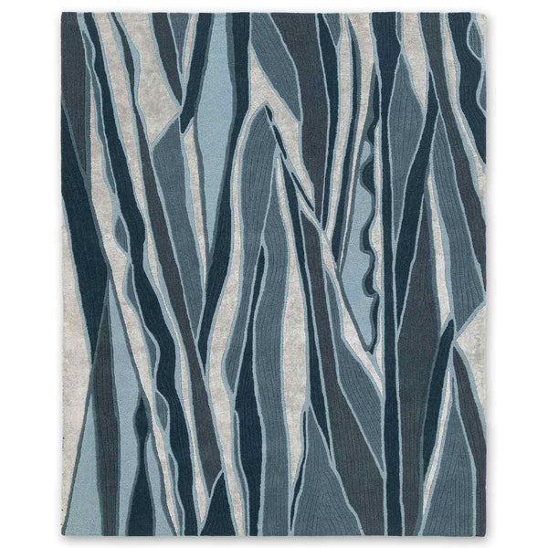Obliq Hand Tufted Woollen And Viscose Rug