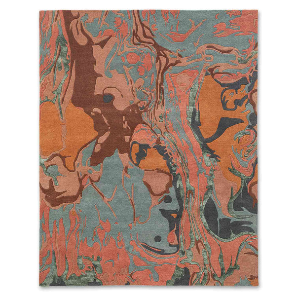 Zyra  Hand Tufted Woollen And Viscose Rug