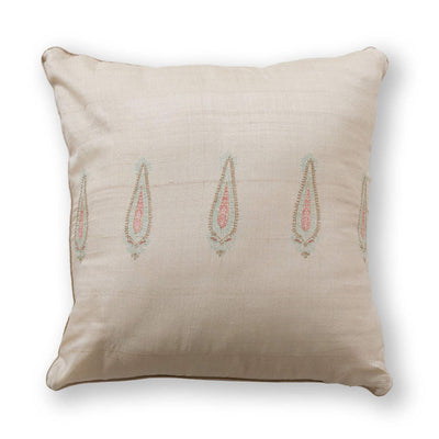 Raqeeb Silk Block Printed Cushion Cover