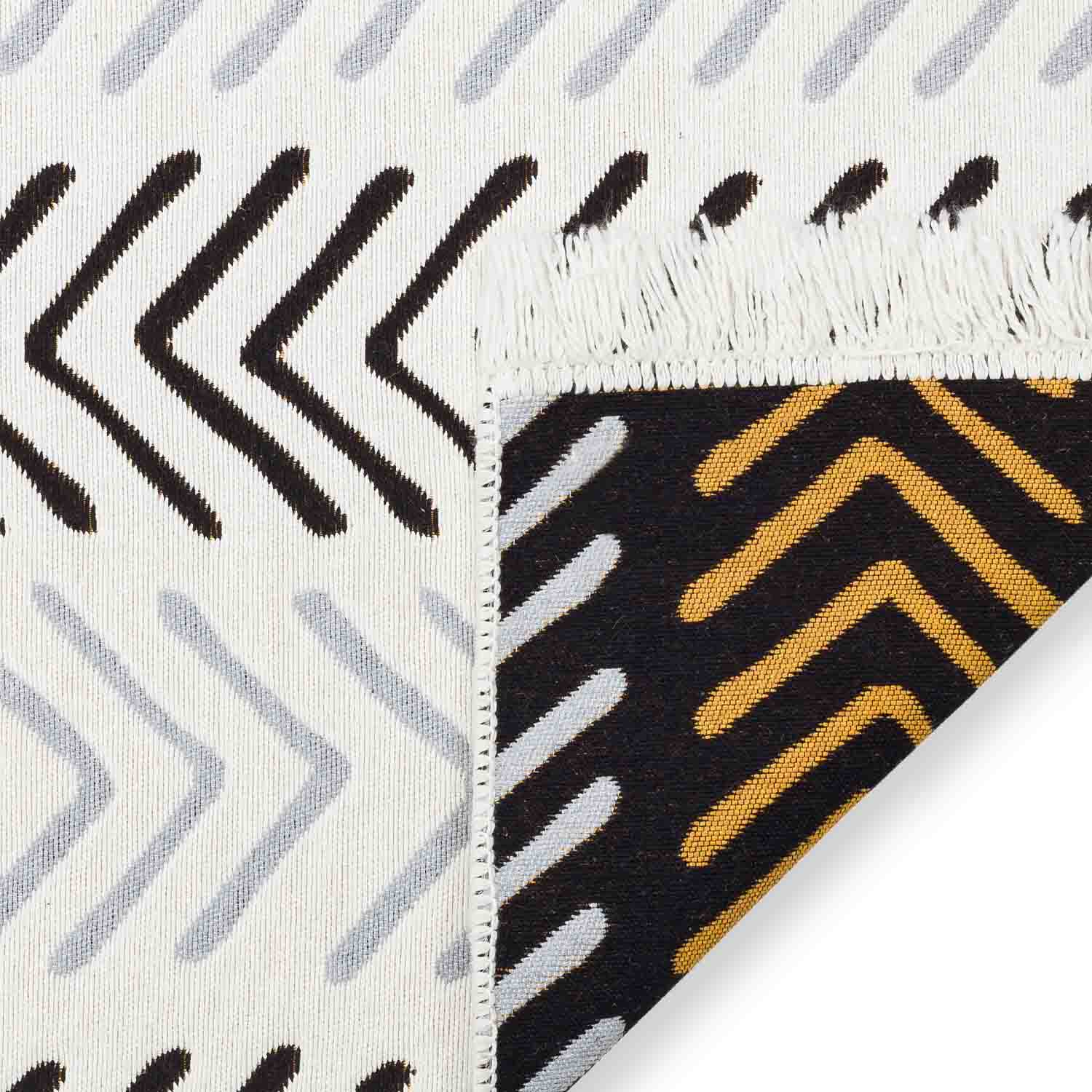 Arrow Recycled Cotton Reversible Kilim