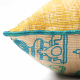 Rajenza Tassar Silk Digital Printed Cushion Cover By Mariella Ienna