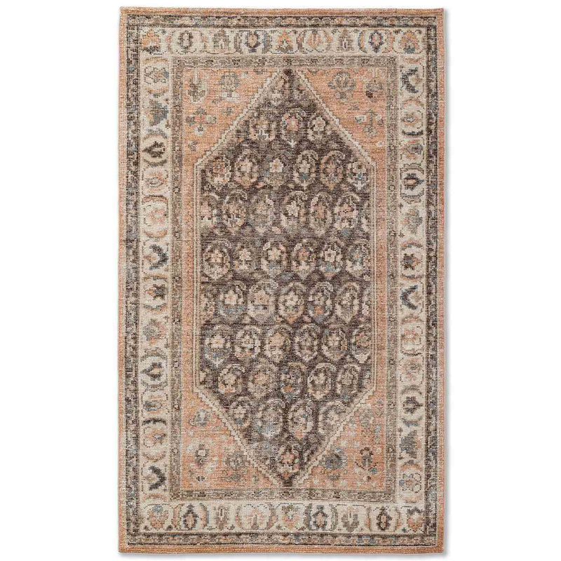 Medallion Hand Knotted Woollen And Cotton Rug
