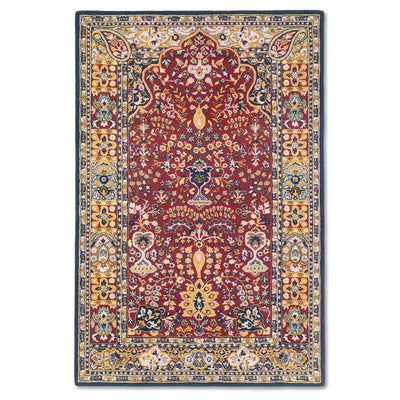 Rumia Hand Tufted Woollen And Viscose Rug