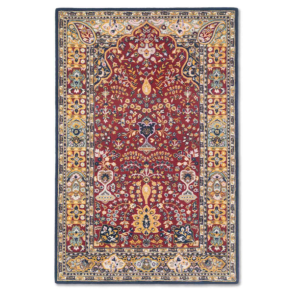 Rumia Hand Tufted Woollen And Viscose Rug