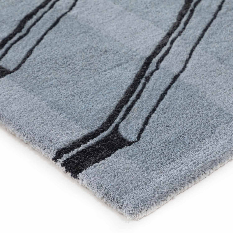 Bend It Like Steel Hand Tufted Woollen And Viscose Rug By Shripal Munshi