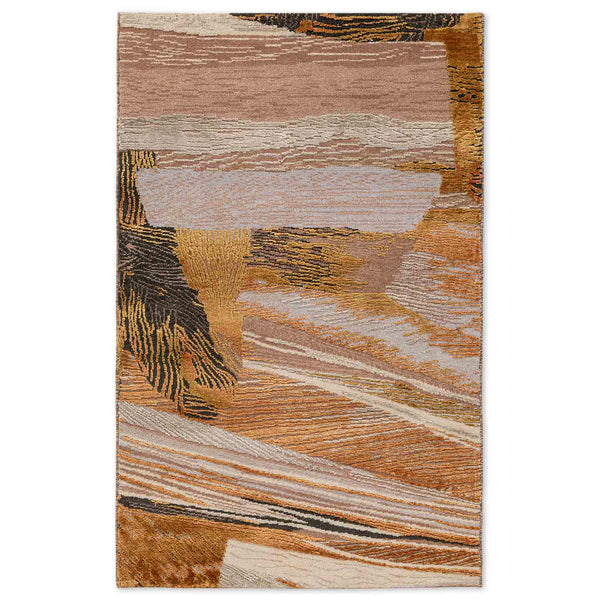 Pyroform Hand Knotted Woollen And Viscose Rug