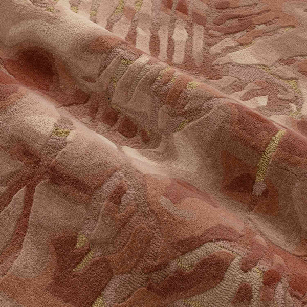 Wineyard Hand Tufted Woollen And Viscose Rug