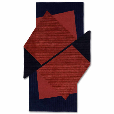 Mario Hand Tufted Woollen And Viscose Rug