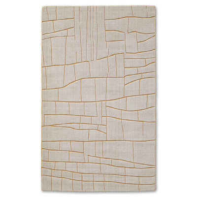 Cretto Double Back Handloom Woollen And Viscose  Rug By Mariella Ienna