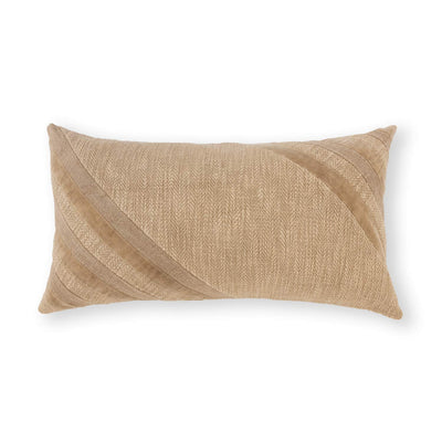 Kavira Cotton Textured Lumbar Cushion Cover