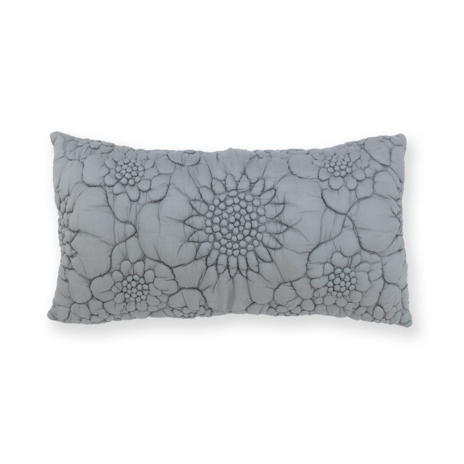 Cotton handquilted shibori textured Tressa Lumber Cushion Cover