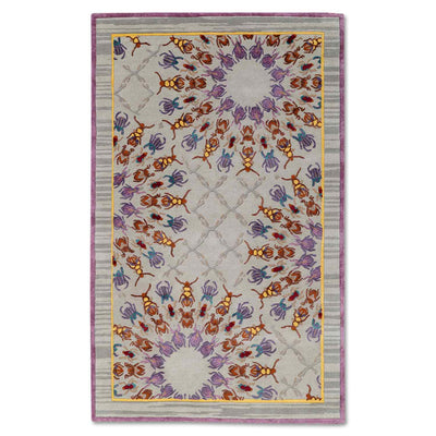 Dance Concentric Hand Tufted Woollen And Viscose Rug By Varun Rana
