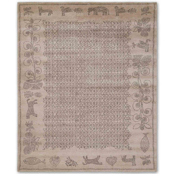 Matsayalata Hand Knotted Woollen Rug by Abraham & Thakore
