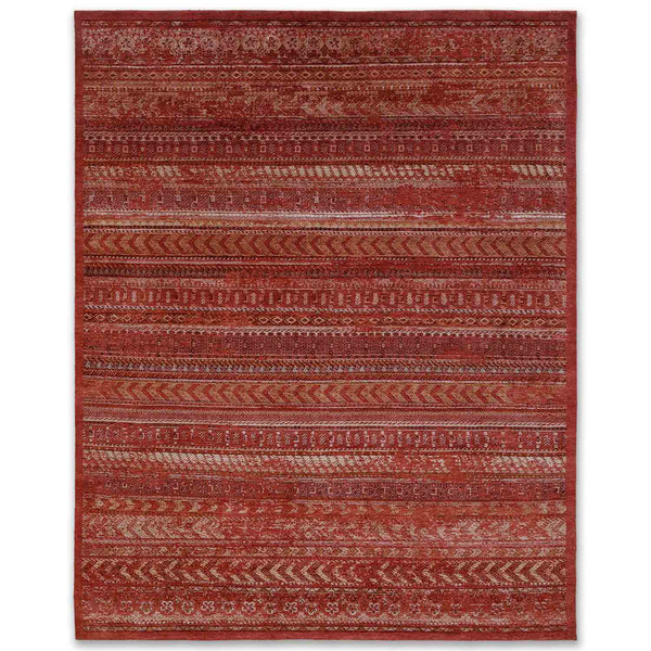 Sindoori Hand Knotted Woollen And Viscose Rug By Tarun Tahiliani
