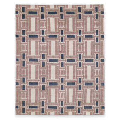 Lhasa Hand Knotted Woollen And Viscose Rug