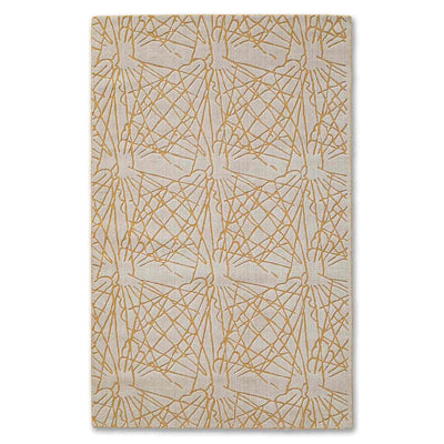 Papari Double Back Handloom Woollen And Viscose Rug By Mariella Ienna