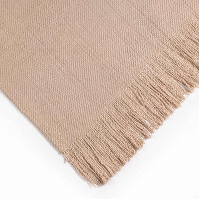 Bouclé Cotton Dobby Design Throw