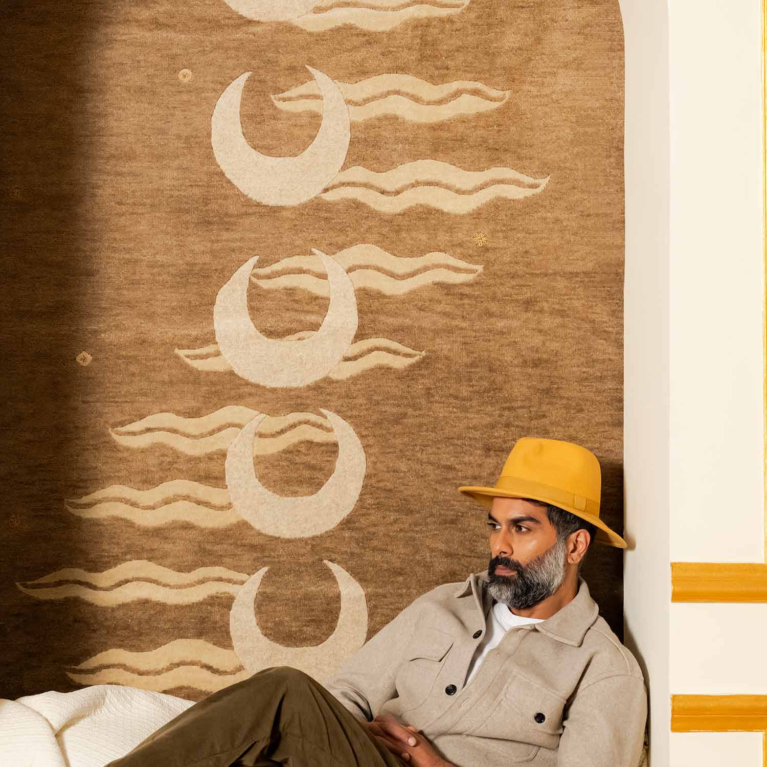 Chandmani Hand Knotted Woollen Rug