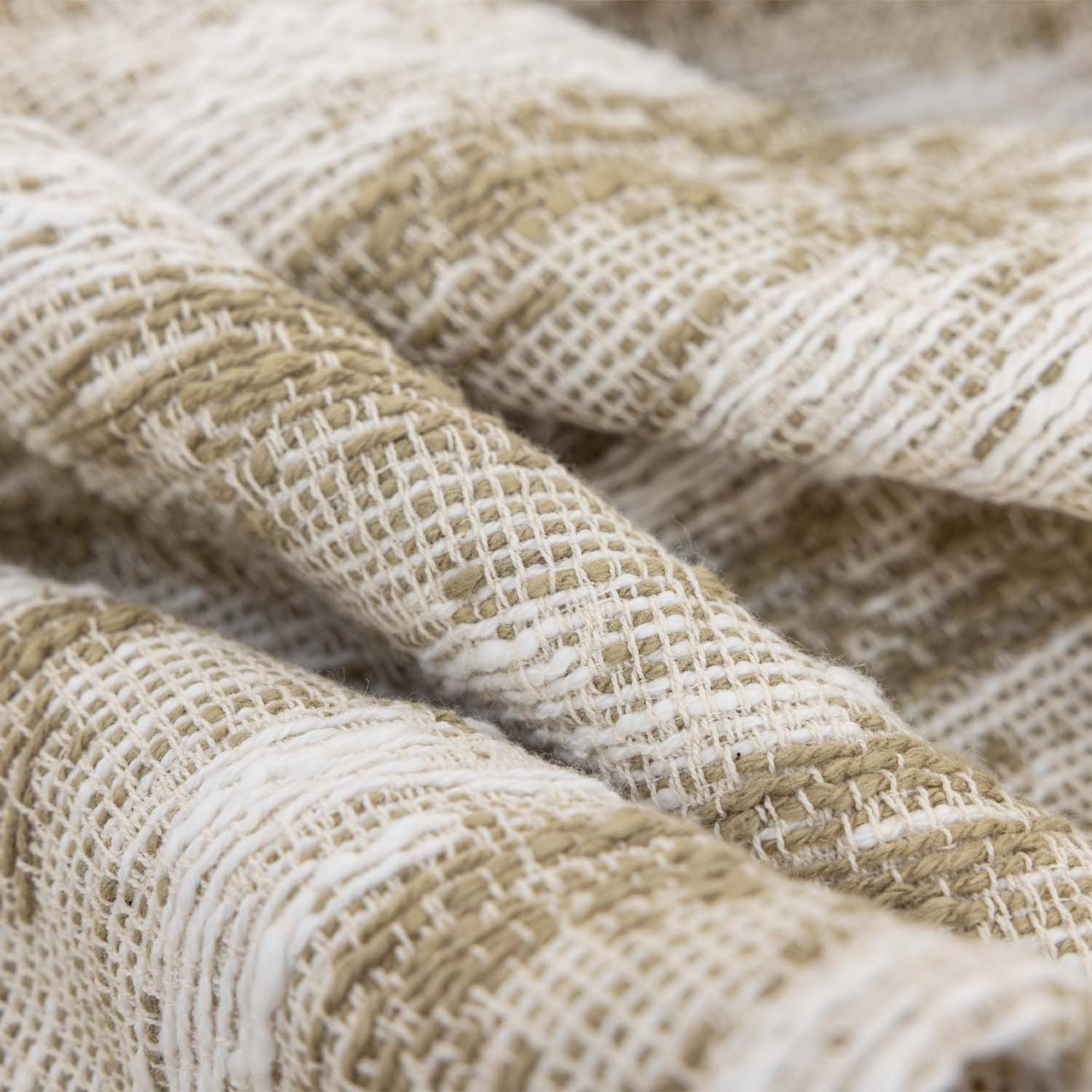 Tawn Cotton Jacquard Throw
