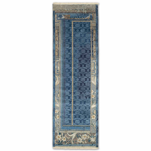 Brocade Garden Hand Knotted Woollen and Silk Runner By Tarun Tahiliani