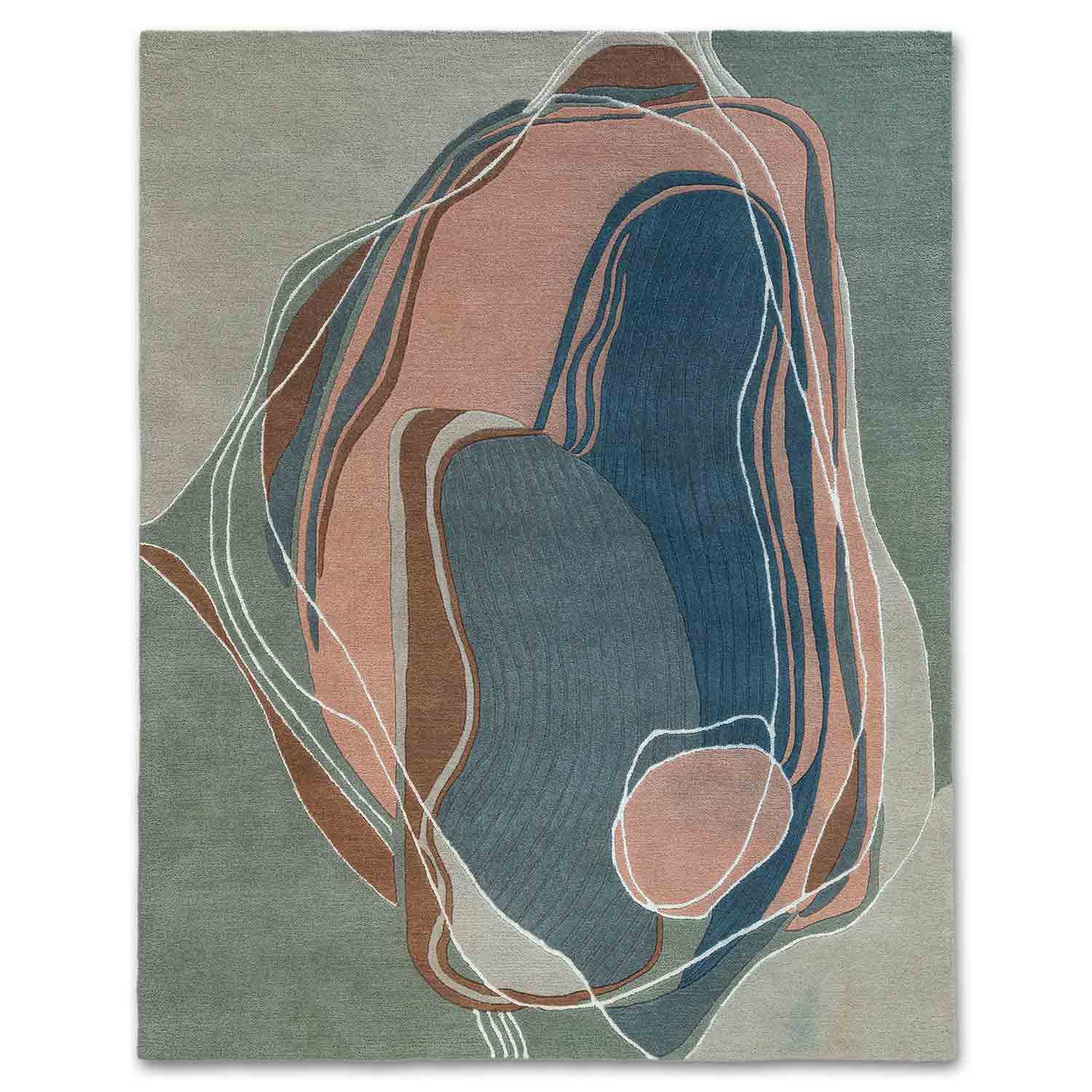 Crudo Hand Tufted Woollen And Viscose Rug