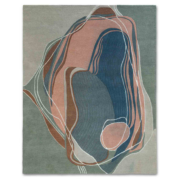 Crudo Hand Tufted Woollen And Viscose Rug